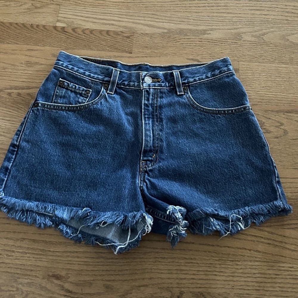 Women's Juniors Levi’s Cut Off Denim Jean Shorts Size 9